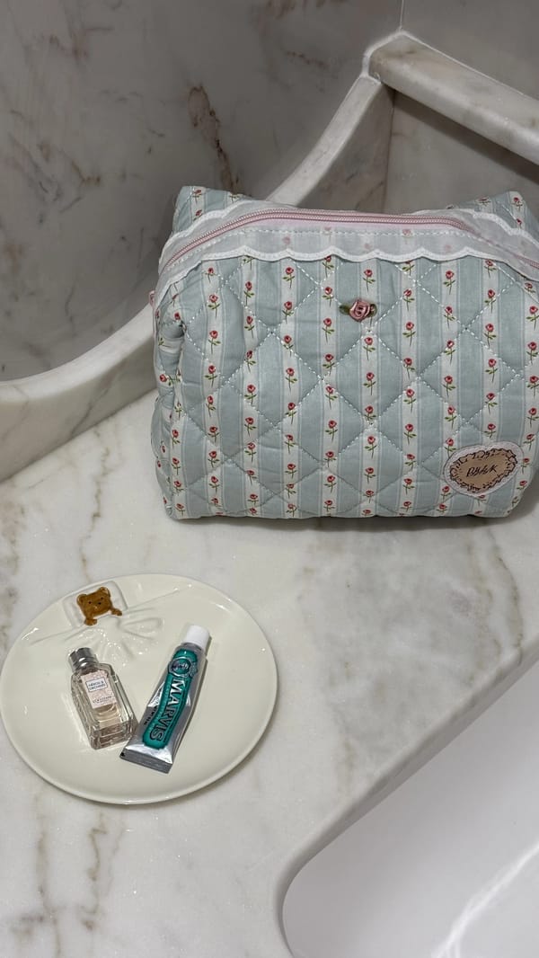 Blue hour toiletries pouch 🛁🌷