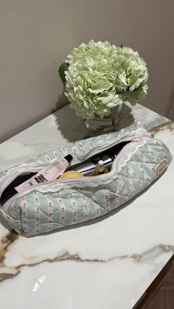 Blue hour hair tool pouch🌷💇🏻‍♀️