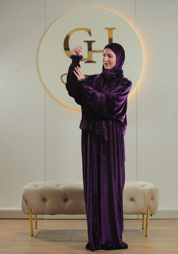 عباءة صلاة مخمل(شتوي)