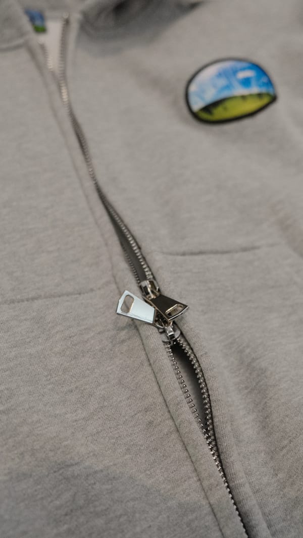 Bliss Boxy Double Zip-Up Hoodie