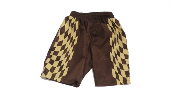 CHECKERS CARPET LOGO SHORTS