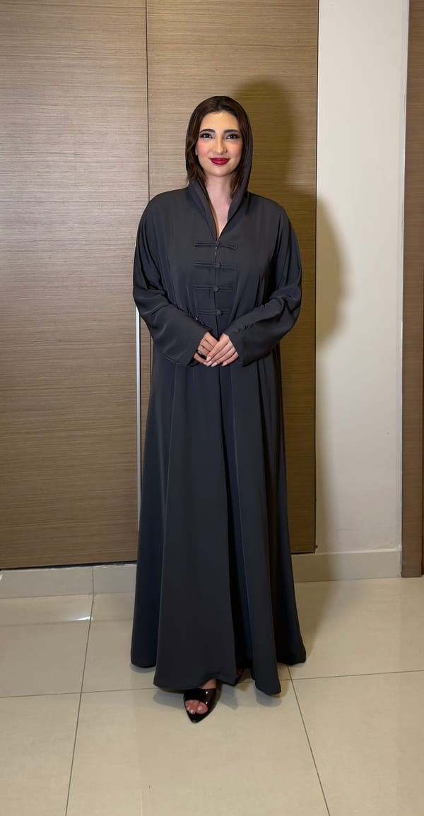 Amawaj abaya black