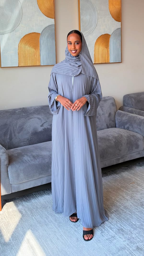 Zuhur Chiffon Gray