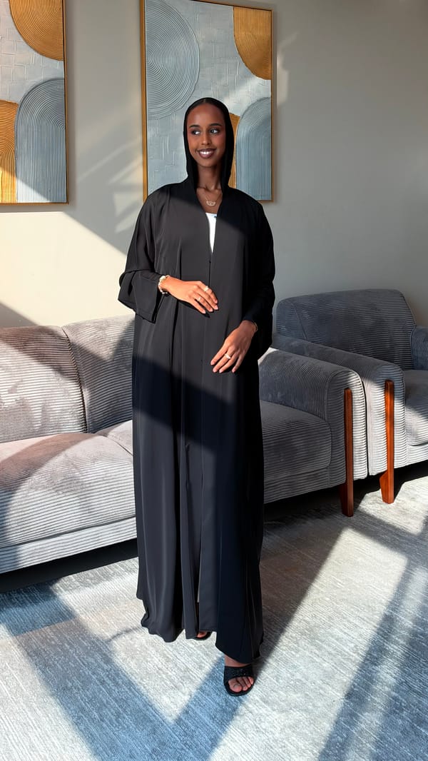 Leena abaya Black