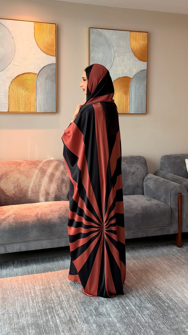 lama printed abaya