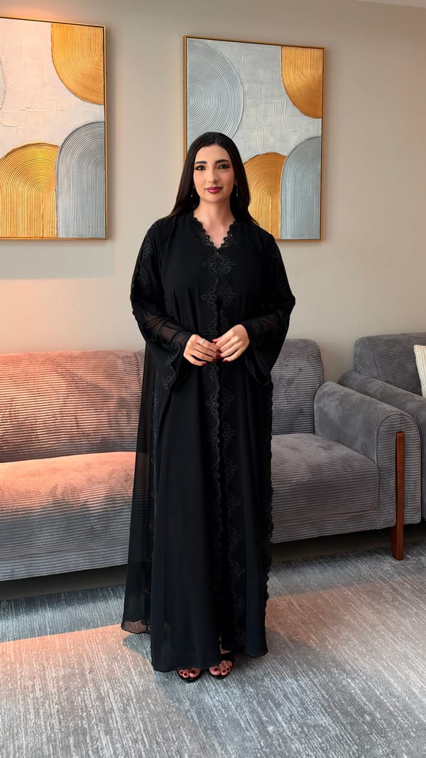 mysa abaya black