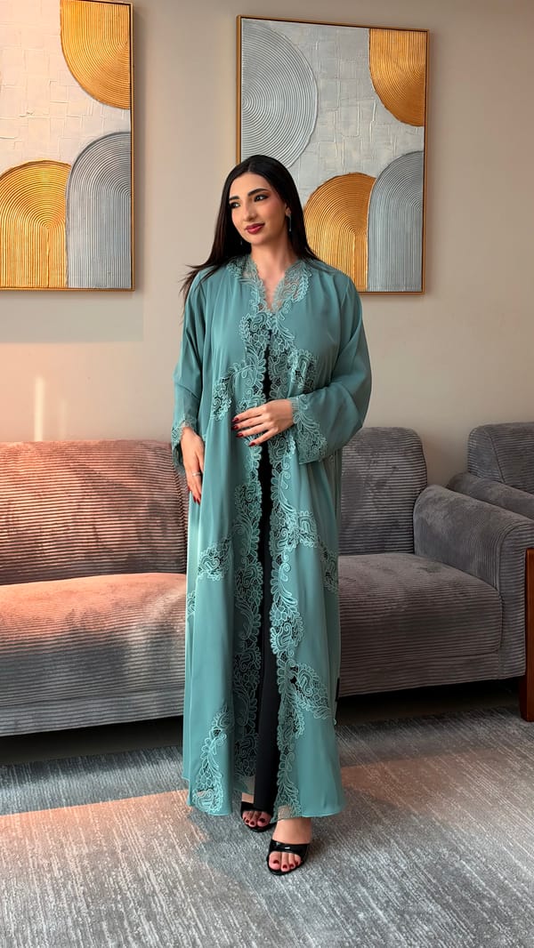 Rawda abaya mint