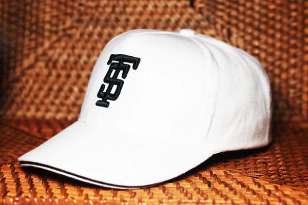 3D, ST Edition White & Black Line Casual Cap