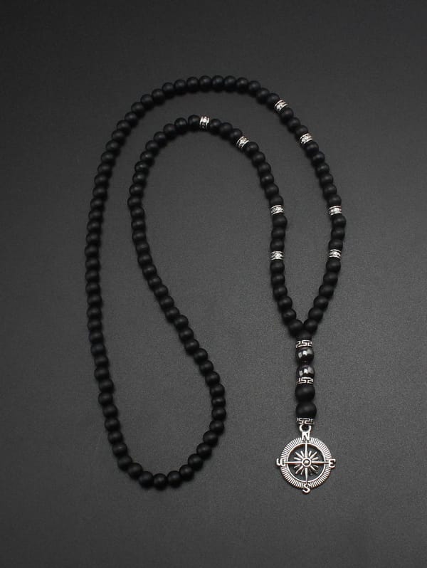 Round Pendant Necklace for Men