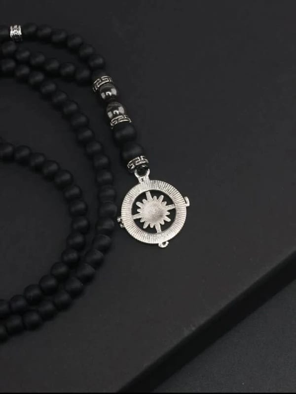 Round Pendant Necklace for Men