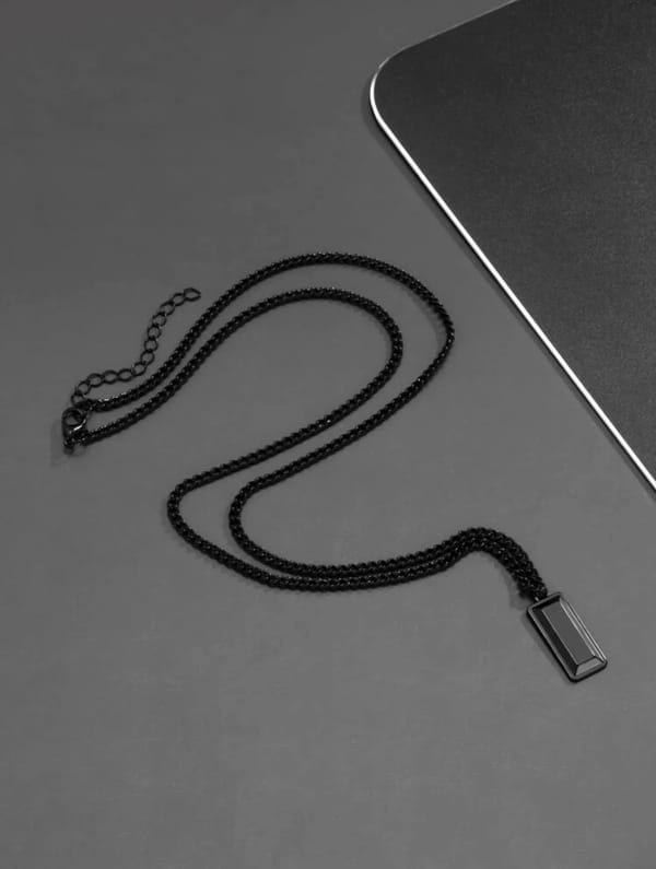 Rectangle Banded Necklace