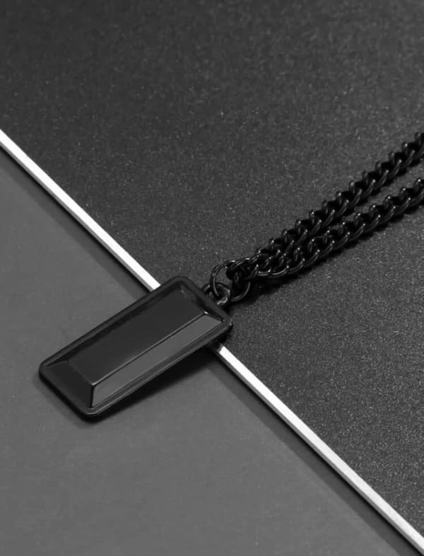 Rectangle Banded Necklace