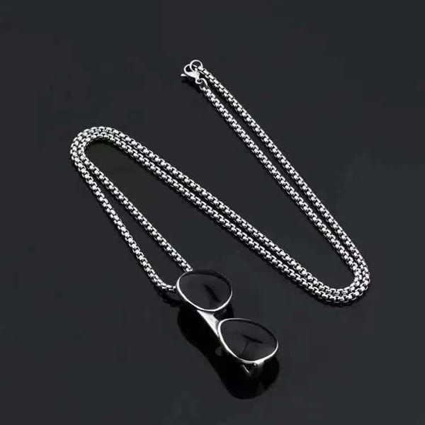 Men's Sunglasses Charm Punk Hip Necklace