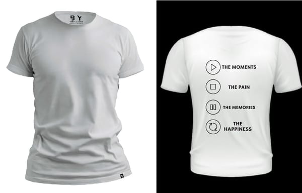 The Moments Design T Shirt- White