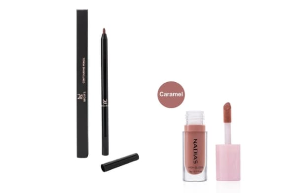 Lip contouring & Caramel lipgloss
