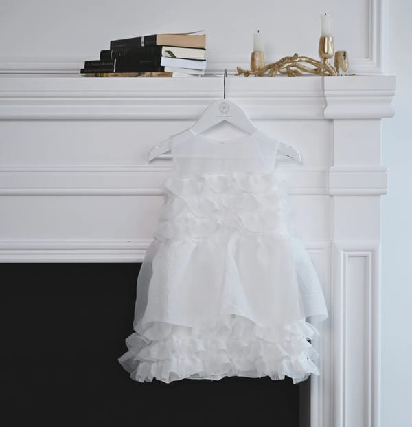Cloud Whisper Dress White