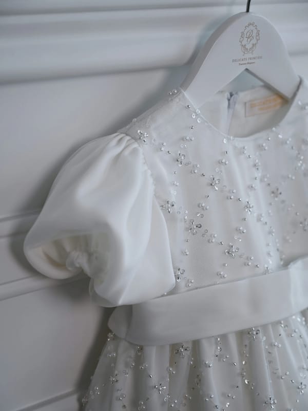 Pearl Glow Dress Light Blue