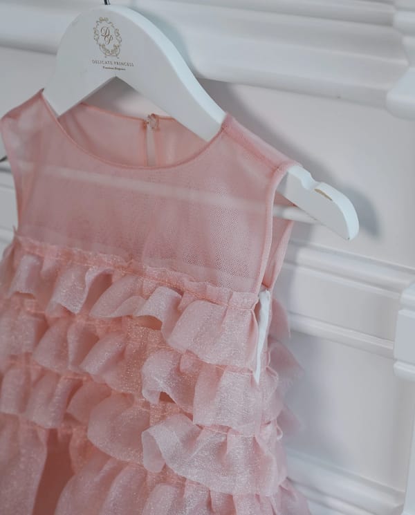 Cloud Whisper Dress Pink