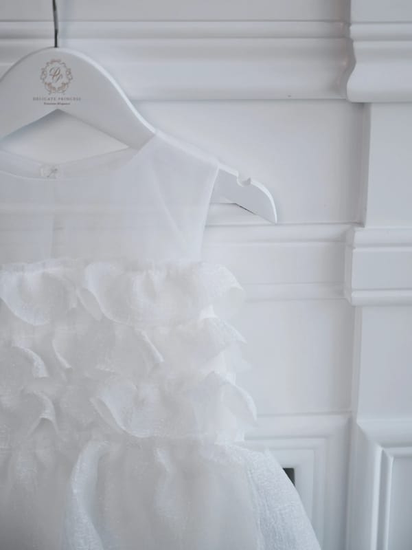 Cloud Whisper Dress White