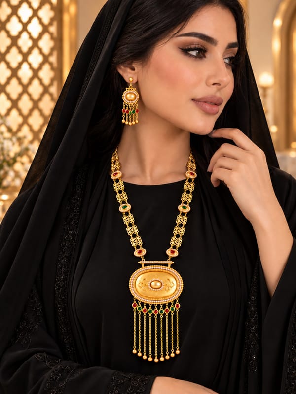 مرتعشة إماراتية مطلية بالذهب