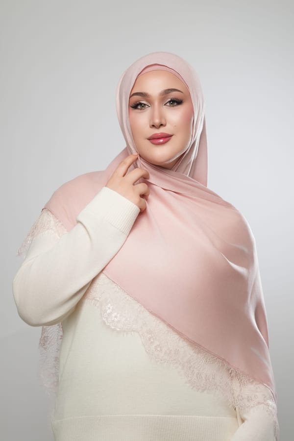 Lace Modal-Pink Veil