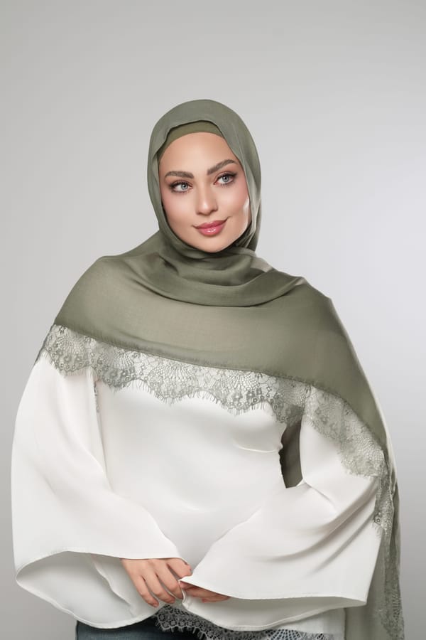 Lace Modal-Olive Green