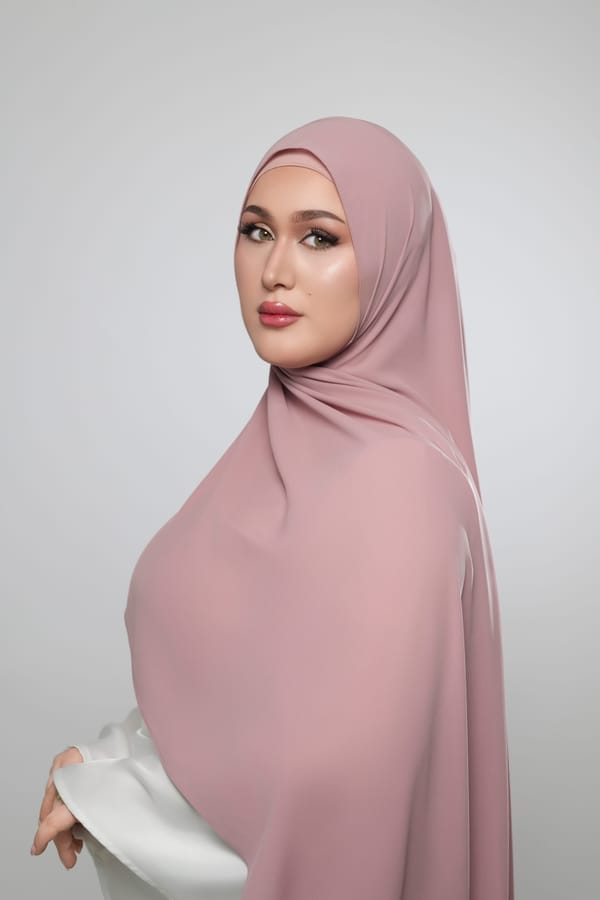 Messy Chiffon-Rosewood