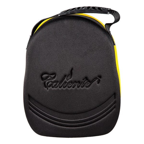 Traveler's Bag Black with Yellow Zipper