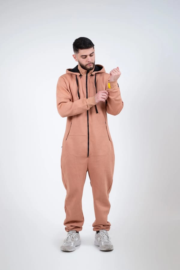 One Piece Peach Beige
