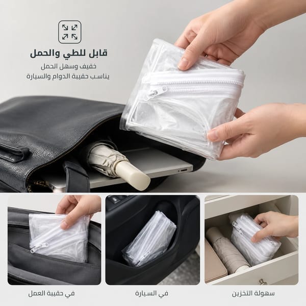 غطاء أحذية للكبار ضد المطر – مقاس 39-40 للجنسين | مقاوم للماء والانزلاق