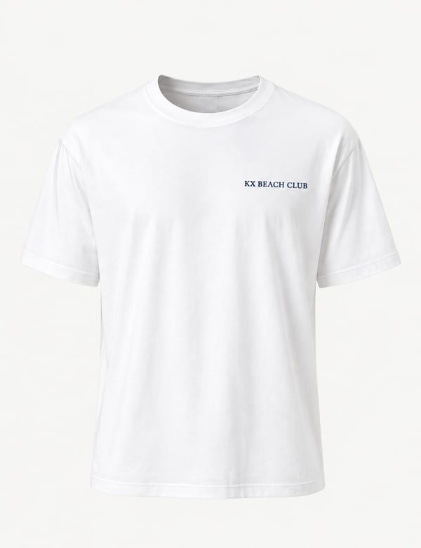 HEALTHY COASTAL LIFESTYLE TEE - WHITE