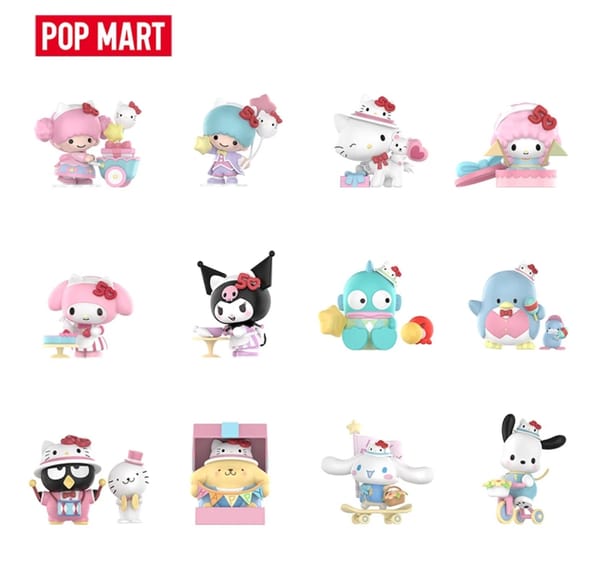 POP MART X HELLO KITTY "50TH ANNIVERSARY " FIGURES