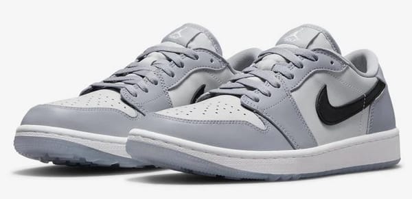 JORDAN 1 RETRO LOW "GOLF WOLF GREY"