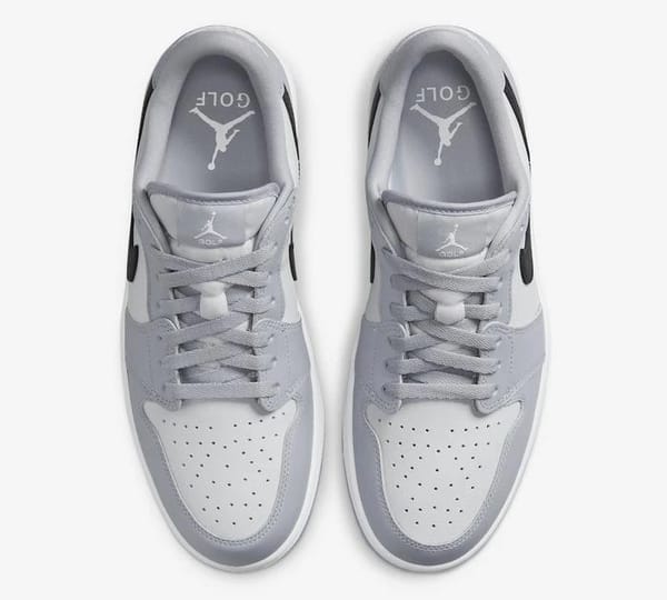 JORDAN 1 RETRO LOW "GOLF WOLF GREY"