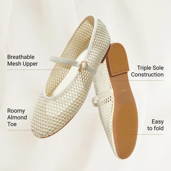 VIVAIA "CREAM MESH"