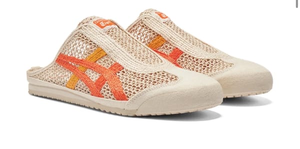 ONITSUKA TIGER SABOT "CREAM ORANGE"