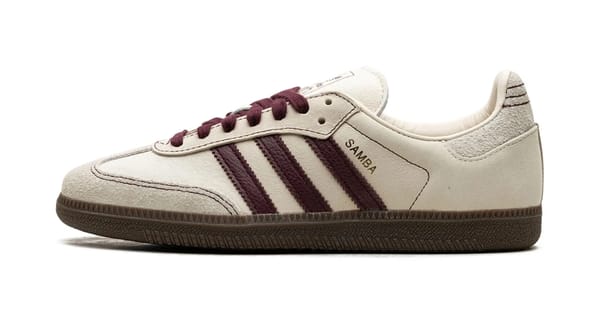 ADIDAS SAMBA "WHITE MAROON"