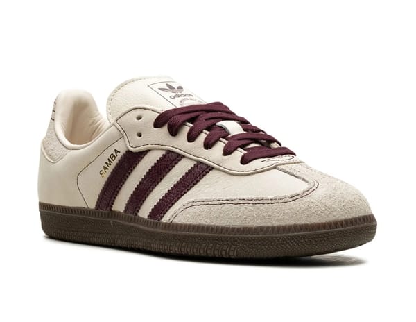 ADIDAS SAMBA "WHITE MAROON"