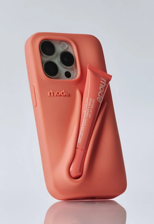 RHODES IPHONE LIP CASE "PEACH PIT"