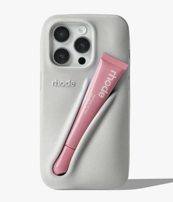 RHODES IPHONE LIP CASE "OFF WHITE"