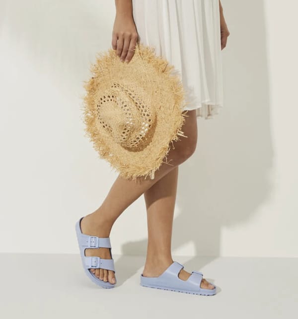 BIRKENSTOCK WATER-RESISTANT "DUSTY BLUE"