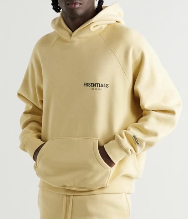 ESSENTIALS "BLEND YELLOW" HOODIE