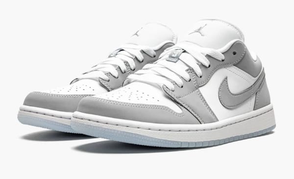 AIR JORDAN 1 LOW "WOLF GREY"