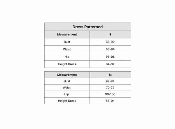 Dress patterned (green)