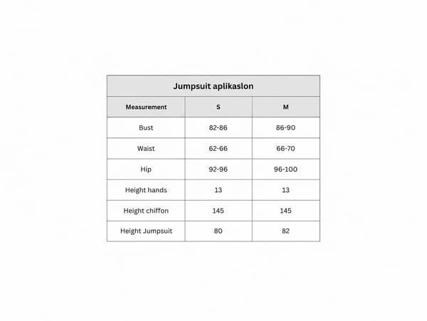 Jumpsuit application (black)