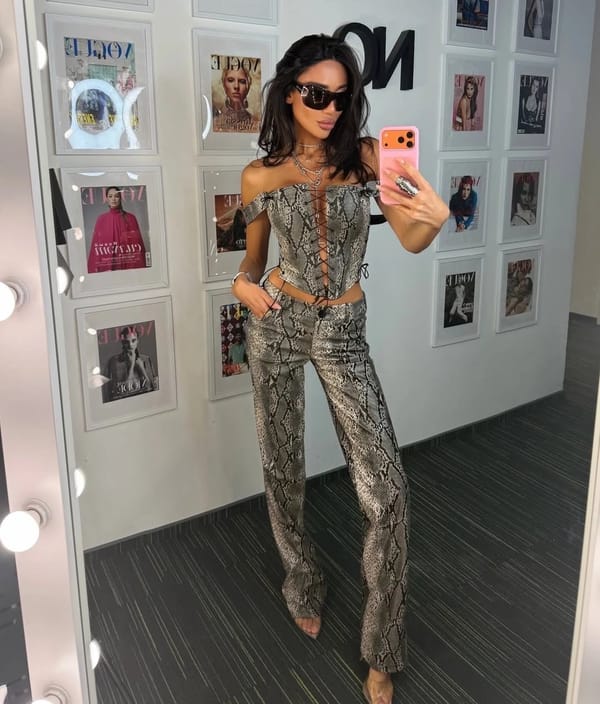 Corset snake Gray