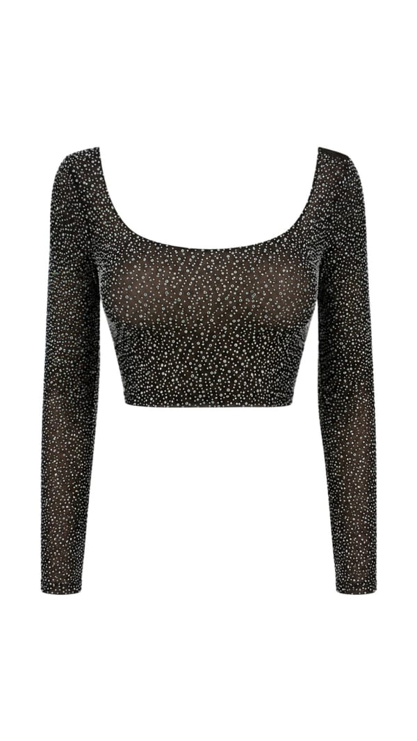 Long Sleeve Setka stone Black