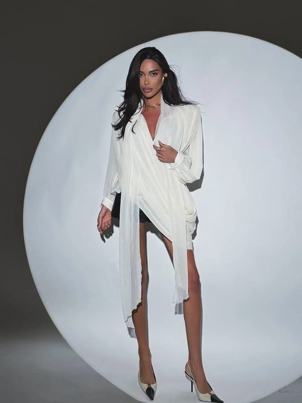 Beige chiffon Blouse