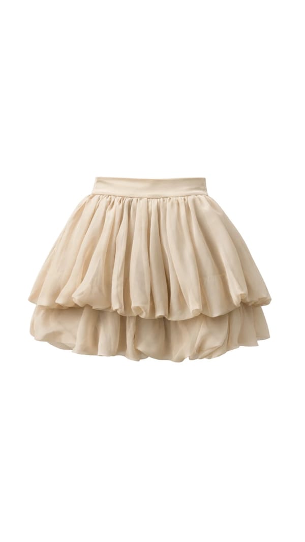 Mesh Shorts Beige