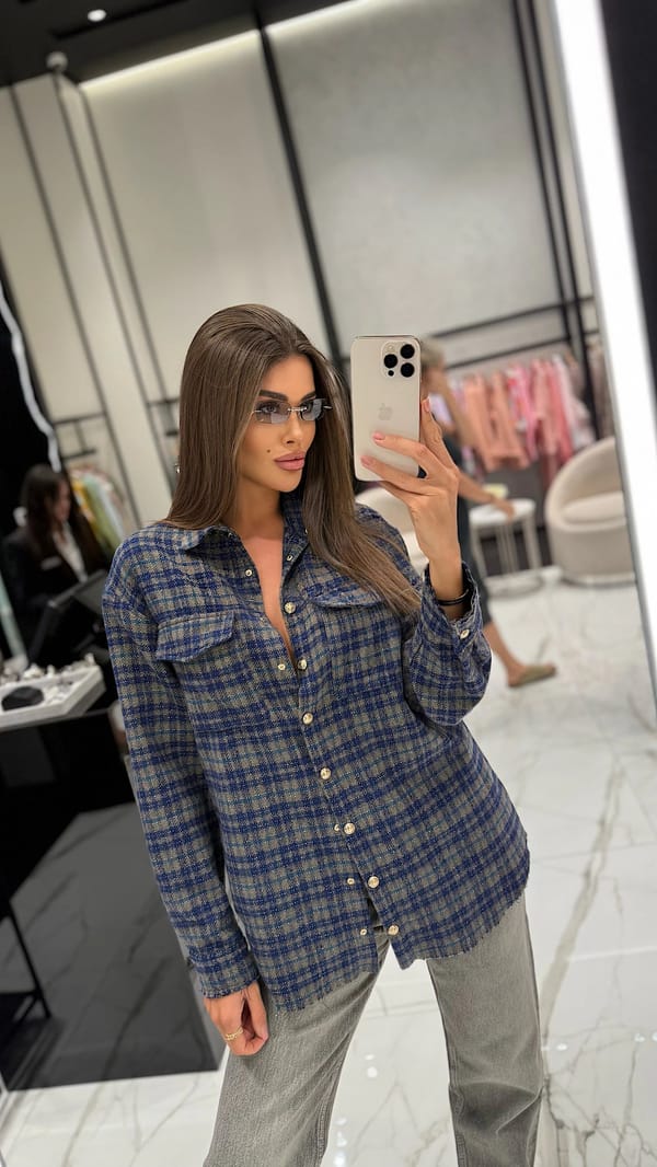 Shirt Checkered Blue